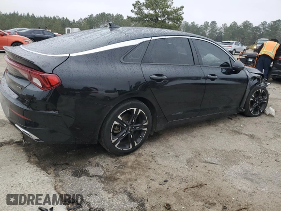 2021 Kia K5 GT-Line with VIN 5XXG64J28MG068197, listed as a Copart auction lot 46208885 with 160,989 mi miles and Salvage Title. Bid and sale history available at carsss.com. Image 3.