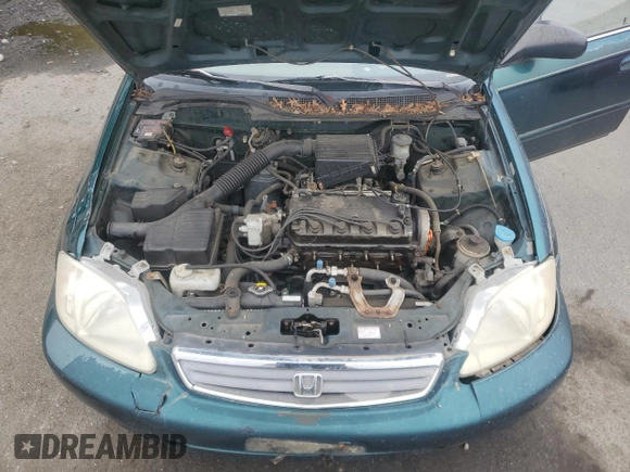 1999 Honda Civic VP z VIN 2HGEJ6619XH585514, wystawiony jako Copart lot #55683885 z przebiegiem 76 596 mil mil oraz Szkoda całkowita • Salvage title. Historia ofert i sprzedaży dostępna na DreamBid. Obrazek 11.