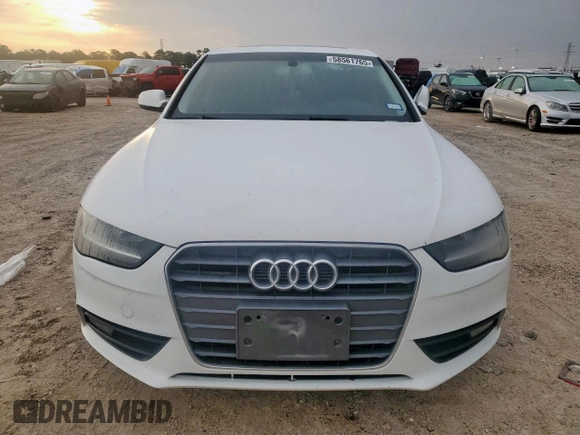 2013 Audi A4 Premium с VIN WAUAFAFL4DA197374, выставлен на аукционе Copart как лот 58561765 с пробегом 118 832 миль миль и Чистый • Clean title. История ставок и продаж доступна на DreamBid. Изображение 5.