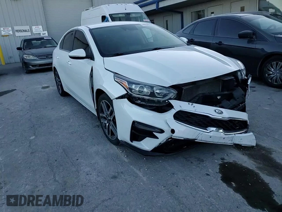 2019 Kia Forte EX with VIN 3KPF54AD6KE056149, listed as a Copart auction lot 46540105 with 82,111 mi miles and Salvage Title. Bid and sale history available at carsss.com. Image 10.