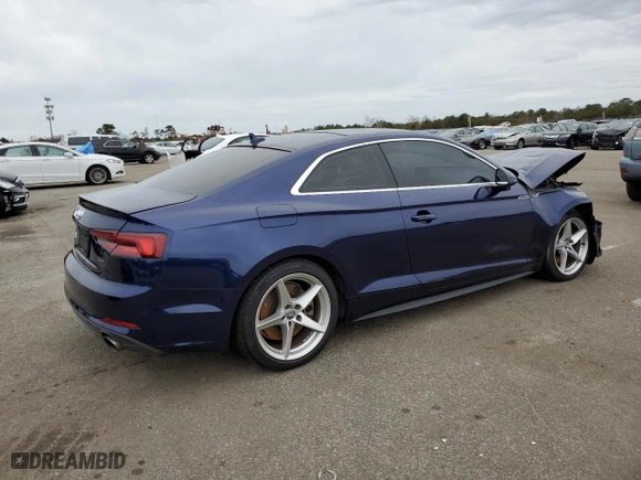 2019 Audi A5 Coupe Premium with VIN WAUSNAF54KA014853, listed as a Copart auction lot 82313133 with 24,403 mi miles. Bid and sale history available at carsss.com. Image 3.