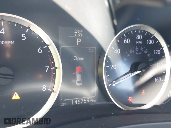 2014 Lexus IS 250 with VIN JTHBF1D21E5029010, listed as a IAAI auction lot 42017179 with 146,759 mi miles. Bid and sale history available at carsss.com. Image 7.