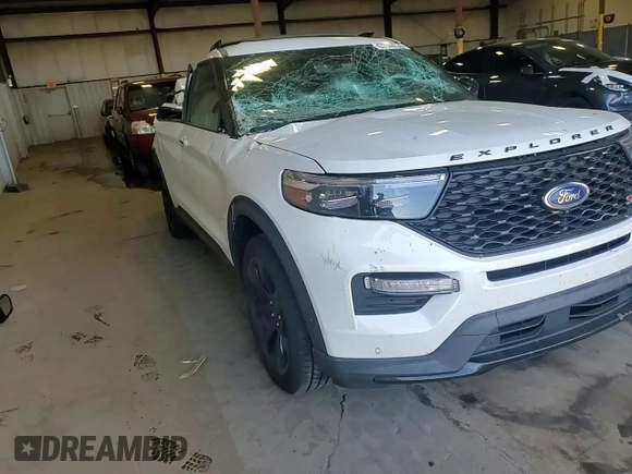 2020 Ford Explorer ST with VIN 1FM5K8GC6LGB65802, listed as a Copart auction lot 54148055 with 102,490 mi miles and Salvage Title. Bid and sale history available at carsss.com. Image 15.