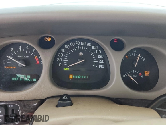 2003 Buick LeSabre Limited with VIN 1G4HR54K83U230413, listed as a Copart auction lot 61857935 with 228,722 mi miles and Salvage title. Bid and sale history available at DreamBid. Image 9.