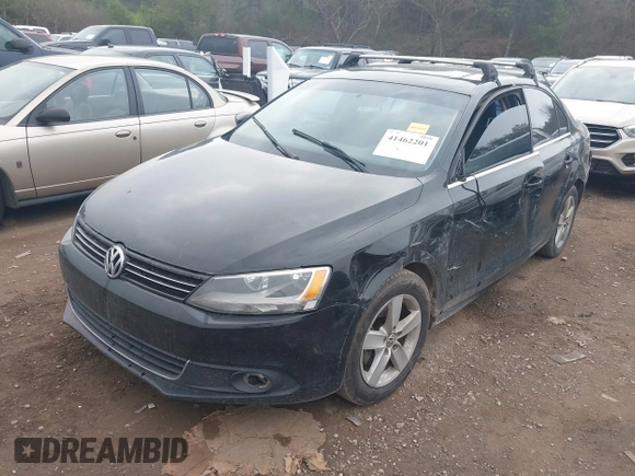 2012 Volkswagen Jetta TDI w/Premium with VIN 3VWLL7AJ1CM360400, listed as a IAAI auction lot 41462201 with 269,351 mi miles and . Bid and sale history available at DreamBid. Image 2.