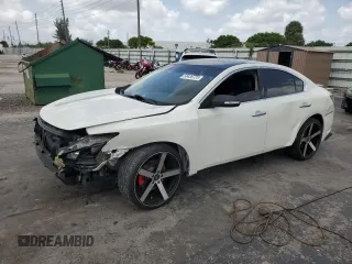 2014 Nissan Maxima S z VIN 1N4AA5AP3EC497714, wystawiony jako Copart lot #58436725 z przebiegiem 125 398 mil mil oraz Szkoda całkowita • Salvage title. Historia ofert i sprzedaży dostępna na DreamBid. Obrazek 1.