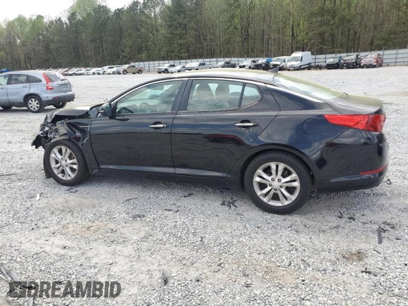 2013 Kia Optima LX with VIN 5XXGM4A77DG098373, listed as a Copart auction lot 50329785 with 333,599 mi miles and Salvage Title. Bid and sale history available at carsss.com. Image 2.