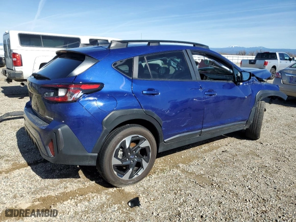 2024 Subaru Crosstrek Limited with VIN 4S4GUHM68R3707869, listed as a Copart auction lot 44650275 with 15,069 mi miles and Salvage Title. Bid and sale history available at carsss.com. Image 3.