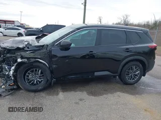 2023 Nissan Rogue S with VIN 5N1BT3AA7PC765364, listed as a IAAI auction lot 41552282 with 27,637 mi miles. Bid and sale history available at carsss.com. Image 14.