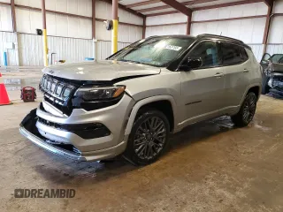 2022 Jeep Compass High Altitude z VIN 3C4NJDCBXNT140459, wystawiony jako Copart lot #52163705 z przebiegiem 24 795 mil mil oraz Szkoda całkowita • Salvage title. Historia ofert i sprzedaży dostępna na DreamBid. Obrazek 1.