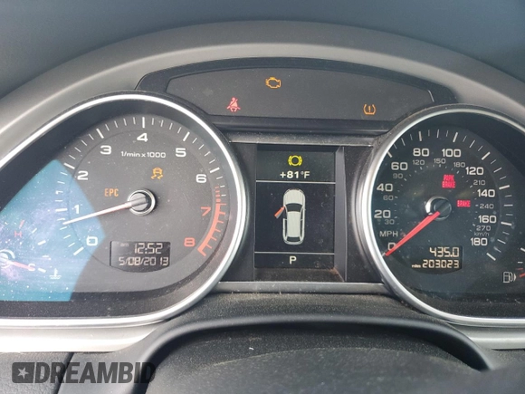 2015 Audi Q7 Premium Plus z VIN WA1LGAFE2FD017606, wystawiony jako Copart lot #54393905 z przebiegiem 203 023 mil mil oraz Czysty tytuł • Clean title. Historia ofert i sprzedaży dostępna na DreamBid. Obrazek 9.