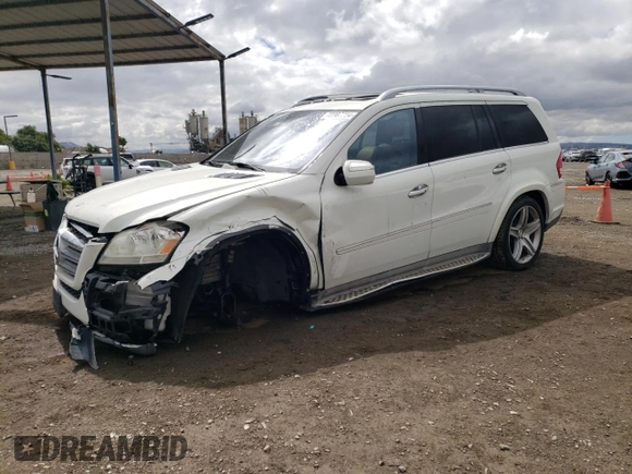 2010 Mercedes-Benz GL-Class GL 550 with VIN 4JGBF8GE9AA575244, listed as a Copart auction lot 72387904 with 82,750 mi miles and Salvage Title. Bid and sale history available at carsss.com. Image 1.