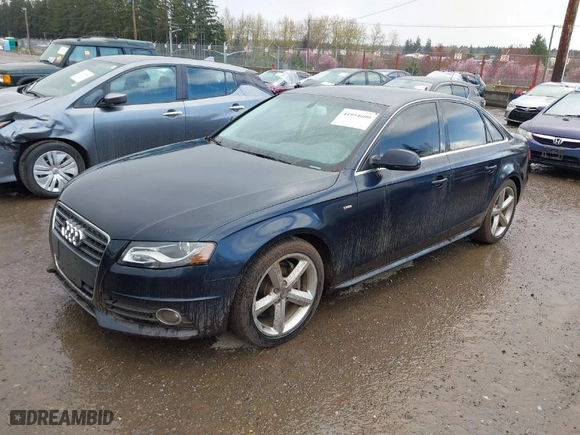 2012 Audi A4 2.0T Premium Plus with VIN WAUFFAFLXCA118729, listed as a IAAI auction lot 41954600 with 101,570 mi miles. Bid and sale history available at carsss.com. Image 2.