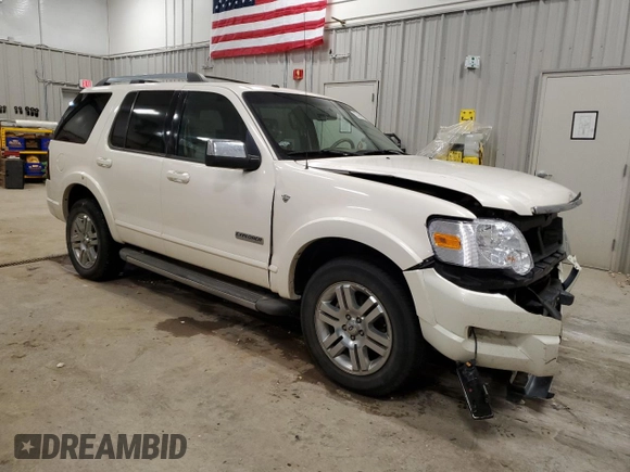 2007 Ford Explorer Limited с VIN 1FMEU75807UB86638, выставлен на аукционе Copart как лот 57861535 с пробегом 186 128 миль миль и Чистый • Clean title. История ставок и продаж доступна на DreamBid. Изображение 4.