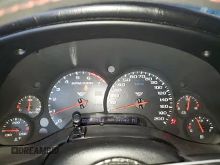 2002 Chevrolet Corvette with VIN 1G1YY22G725125125, listed as a Copart auction lot 73348114 with 94,048 mi miles and Salvage Title. Bid and sale history available at carsss.com. Image 9.