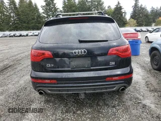 2013 Audi Q7 Prestige with VIN WA1WMAFE3DD015379, listed as a Copart auction lot 77213144 with 111,033 mi miles and Salvage title. Bid and sale history available at DreamBid. Image 6.