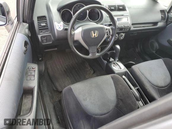 2007 Honda Fit Sport with VIN JHMGD38637S059358, listed as a Copart auction lot 72783224 with 0 mi miles and Salvage Title. Bid and sale history available at carsss.com. Image 8.