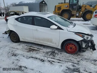2016 Hyundai Elantra Value Edition with VIN KMHDH4AE2GU556482, listed as a Copart auction lot 47088445 with 0 mi miles and Salvage Title. Bid and sale history available at carsss.com. Image 4.