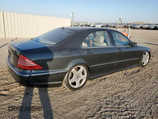 2003 Mercedes-Benz S-Class 4.3L with VIN WDBNG70J73A383130, listed as a Copart auction lot 76703924 with 109,488 mi miles and Salvage Title. Bid and sale history available at carsss.com. Image 3.