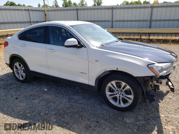 2015 BMW X4 xDrive28i with VIN 5UXXW3C57F0M88277, listed as a Copart auction lot 61388634 with 110,962 mi miles and Salvage title. Bid and sale history available at DreamBid. Image 4.