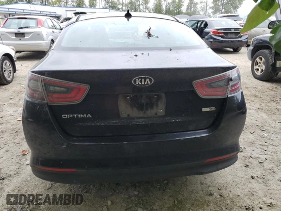 2014 Kia Optima Hybrid LX with VIN KNAGM4AD8E5070719, listed as a Copart auction lot 67607754 with 183,432 mi miles and Clean Title. Bid and sale history available at carsss.com. Image 6.
