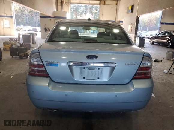 2008 Ford Taurus Limited with VIN 1FAHP25W68G103455, listed as a Copart auction lot 81032544 with 93,758 mi miles and Salvage Title. Bid and sale history available at carsss.com. Image 6.