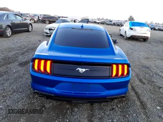 2021 Ford Mustang EcoBoost with VIN 1FA6P8TH1M5153152, listed as a Copart auction lot 72096182 with 9,110 mi miles. Bid and sale history available at carsss.com. Image 6.