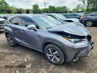 2020 Lexus NX 300 with VIN JTJGARDZ5L5013355, listed as a Copart auction lot 63811115 with 64,579 mi miles and Salvage title. Bid and sale history available at DreamBid. Image 4.