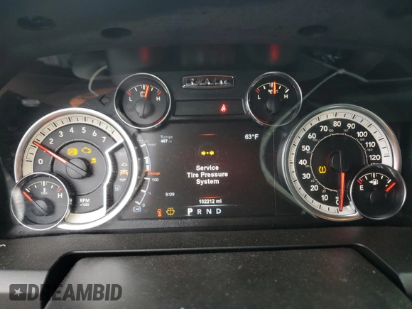 2018 Ram 1500 Big Horn z VIN 1C6RR7LT0JS338555, wystawiony jako Copart lot #62467725 z przebiegiem 102 212 mil mil oraz Szkoda całkowita • Salvage title. Historia ofert i sprzedaży dostępna na DreamBid. Obrazek 9.