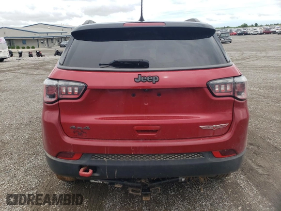 2018 Jeep Compass Trailhawk с VIN 3C4NJDDB3JT343265, выставлен на аукционе Copart как лот 55238275 с пробегом 111 691 миль миль и Списание • Salvage title. История ставок и продаж доступна на DreamBid. Изображение 6.