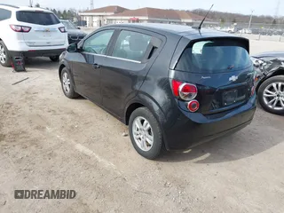 2013 Chevrolet Sonic LT with VIN 1G1JC6SH1D4191825, listed as a IAAI auction lot 41973380 with 172,504 mi miles. Bid and sale history available at carsss.com. Image 3.
