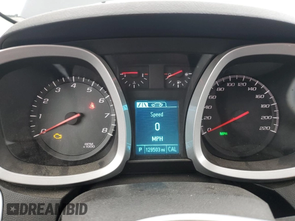 2013 Chevrolet Equinox LTZ with VIN 2GNFLGE33D6138309, listed as a Copart auction lot 45995835 with 129,503 mi miles and Salvage Title. Bid and sale history available at DreamBid. Image 9.