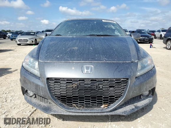 2015 Honda CR-Z EX with VIN JHMZF1D64FS001867, listed as a Copart auction lot 74024764 with Not Provided miles and Salvage Title. Bid and sale history available at carsss.com. Image 5.