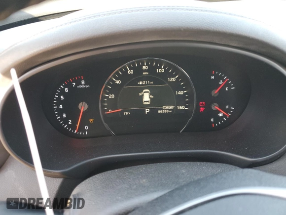 2019 Kia Sorento SX z VIN 5XYPK4A56KG528438, wystawiony jako Copart lot #55158685 z przebiegiem 86 288 mil mil oraz Szkoda całkowita • Salvage title. Historia ofert i sprzedaży dostępna na DreamBid. Obrazek 9.