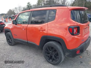 2017 Jeep Renegade Latitude with VIN ZACCJBBBXHPE65153, listed as a IAAI auction lot 41888902 with 97,221 mi miles. Bid and sale history available at carsss.com. Image 3.