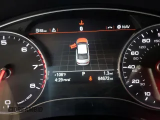 2013 Audi A6 Prestige with VIN WAUHGAFC7DN154314, listed as a Copart auction lot 61223915 with 84,672 mi miles and Salvage title. Bid and sale history available at DreamBid. Image 9.