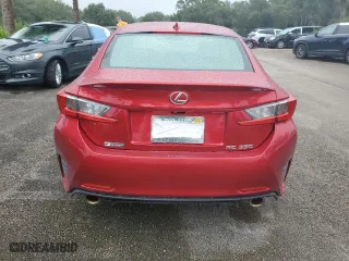 2015 Lexus RC 350 with VIN JTHHE5BC0F5003886, listed as a Copart auction lot 74588314 with 0 mi miles and Salvage Title. Bid and sale history available at carsss.com. Image 6.