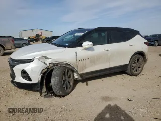 2022 Chevrolet Blazer RS with VIN 3GNKBERS6NS143918, listed as a Copart auction lot 45408965 with 104,253 mi miles and Salvage Title. Bid and sale history available at carsss.com. Image 1.
