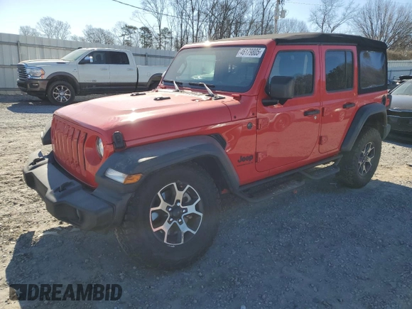 2023 Jeep Wrangler Sport S with VIN 1C4HJXDG2PW681026, listed as a Copart auction lot 46179805 with 13,133 mi miles and Salvage Title. Bid and sale history available at DreamBid. Image 1.