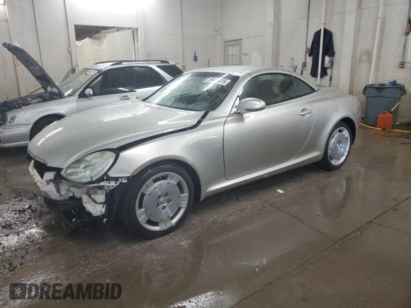 2003 Lexus SC 430 with VIN JTHFN48Y530038467, listed as a Copart auction lot 54416015 with 167,053 mi miles and Salvage Title. Bid and sale history available at DreamBid. Image 1.