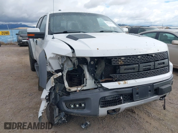 2014 Ford F-150 SVT Raptor with VIN 1FTFW1R62EFC00548, listed as a IAAI auction lot 40706960 with 71,590 mi miles and . Bid and sale history available at carsss.com. Image 6.