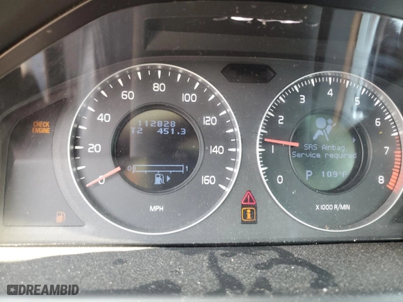 2008 Volvo S80 3.2L with VIN YV1AS982881069012, listed as a Copart auction lot 65800914 with 112,828 mi miles and Salvage Title. Bid and sale history available at carsss.com. Image 9.