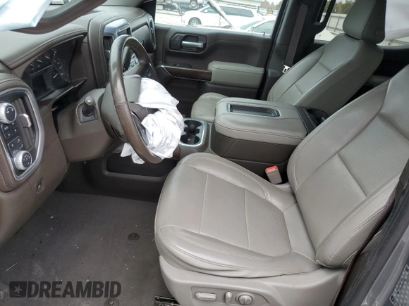 2019 GMC Sierra 1500 SLT z VIN 3GTU9DEDXKG211828, wystawiony jako Copart lot #84174264 z przebiegiem Nie podano mil oraz Szkoda całkowita • Salvage title. Historia ofert i sprzedaży dostępna na DreamBid. Obrazek 7.