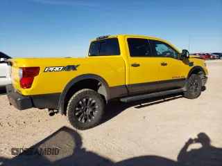 2016 Nissan Titan XD Platinum Reserve with VIN 1N6BA1F44GN510108, listed as a Copart auction lot 81629724 with 0 mi miles and Salvage Title. Bid and sale history available at carsss.com. Image 3.