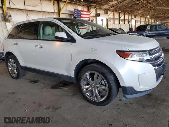 2011 Ford Edge SEL with VIN 2FMDK3JC5BBB48261, listed as a Copart auction lot 52638165 with 166,758 mi miles and Salvage Title. Bid and sale history available at carsss.com. Image 4.