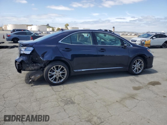 2010 Lexus HS 250h with VIN JTHBB1BA7A2023469, listed as a Copart auction lot 53436635 with 183,541 mi miles and Salvage Title. Bid and sale history available at carsss.com. Image 3.