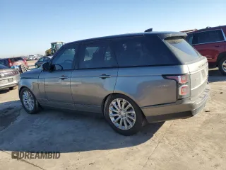 2018 Land Rover Range Rover HSE z VIN SALGS2SVXJA396195, wystawiony jako Copart lot #46398585 z przebiegiem 81 131 mil mil oraz Szkoda całkowita • Salvage title. Historia ofert i sprzedaży dostępna na DreamBid. Obrazek 2.