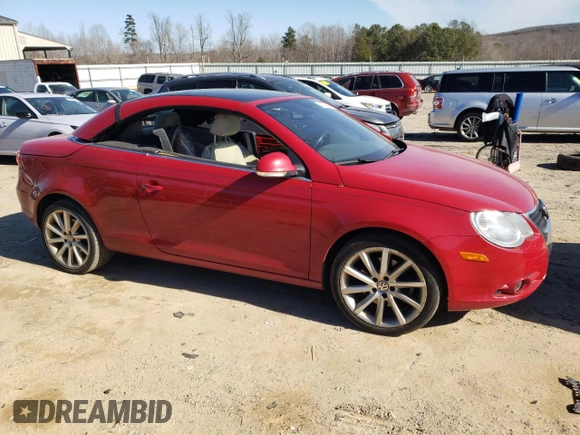 2007 Volkswagen Eos 2.0T with VIN WVWDA71F47V029749, listed as a Copart auction lot 42396885 with 67,454 mi miles and Salvage Title. Bid and sale history available at DreamBid. Image 4.