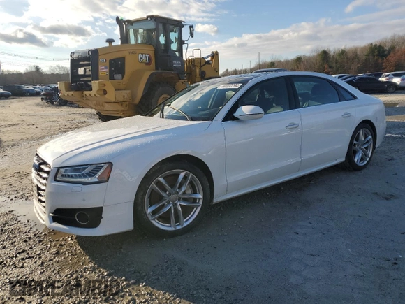 2016 Audi A8 L 4.0T Sport with VIN WAU43AFD2GN010239, listed as a Copart auction lot 84002294 with 139,364 mi miles and Salvage Title. Bid and sale history available at carsss.com. Image 1.