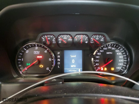 2018 Chevrolet Silverado 1500 Work Truck with VIN 1GCNCNEC0JZ907115, listed as a Copart auction lot 51739465 with 105,240 mi miles and Salvage Title. Bid and sale history available at carsss.com. Image 9.